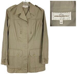 New Armand VentiloCotton Utility Jacket Sagfari Style Sz 42 (10-12)